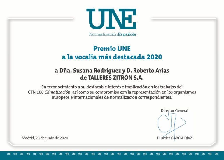 Premio UNE Zitron