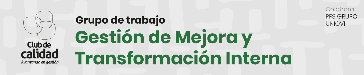 Grupo de trabajo de Gestión de Mejora y Transformación Interna